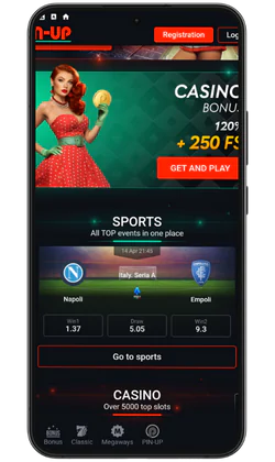 Скриншот приложения Pin-Up 1